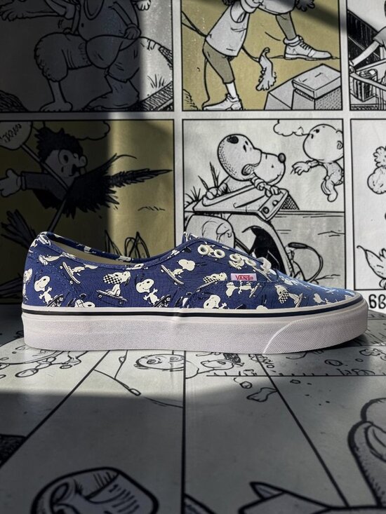 Vans Other - Vans Authentic x Peanuts Snoopy Skateboarding Mens Shoe Size 11.5 Blue/White NEW